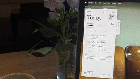 today. a mini to do list for your laptop
