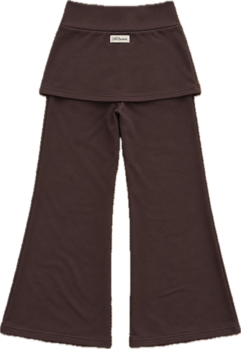 Skirt Sweatpants — Mocha