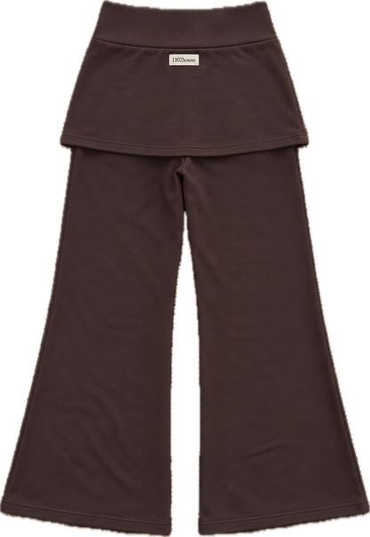 Skirt Sweatpants — Mocha
