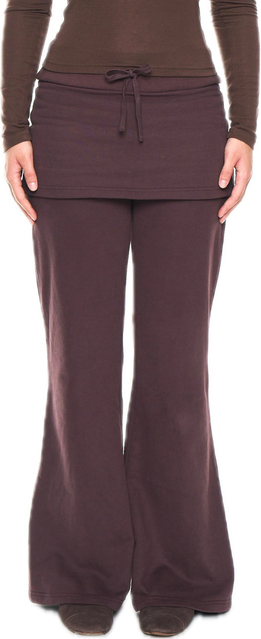Skirt Sweatpants — Mocha