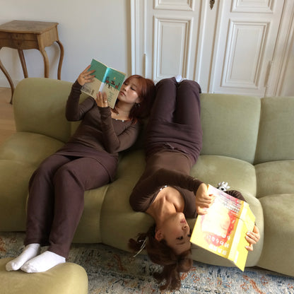 Skirt Sweatpants — Mocha