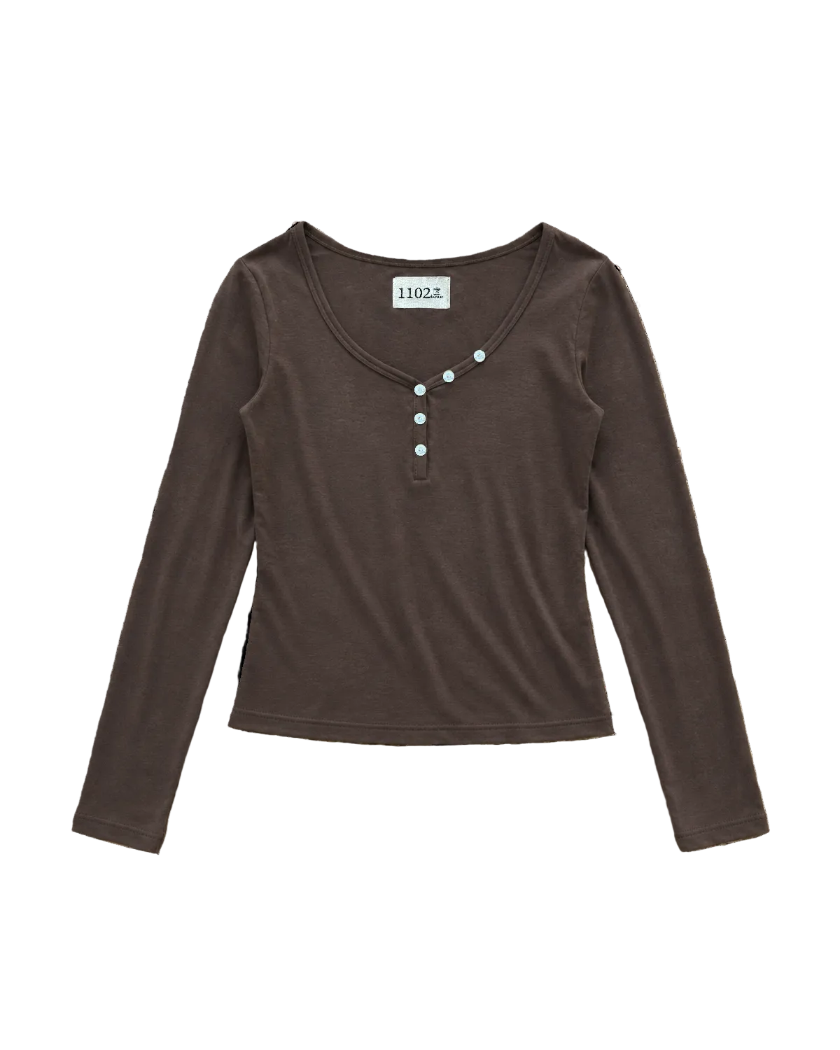 Butter Tencel Longsleeve — Mocha