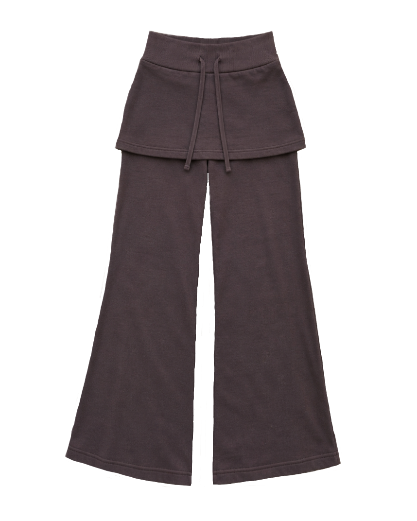 Skirt Sweatpants — Mocha