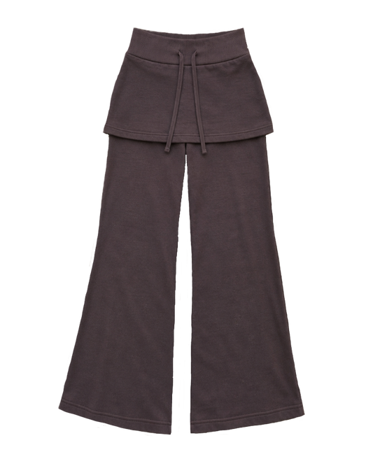 Skirt Sweatpants — Mocha