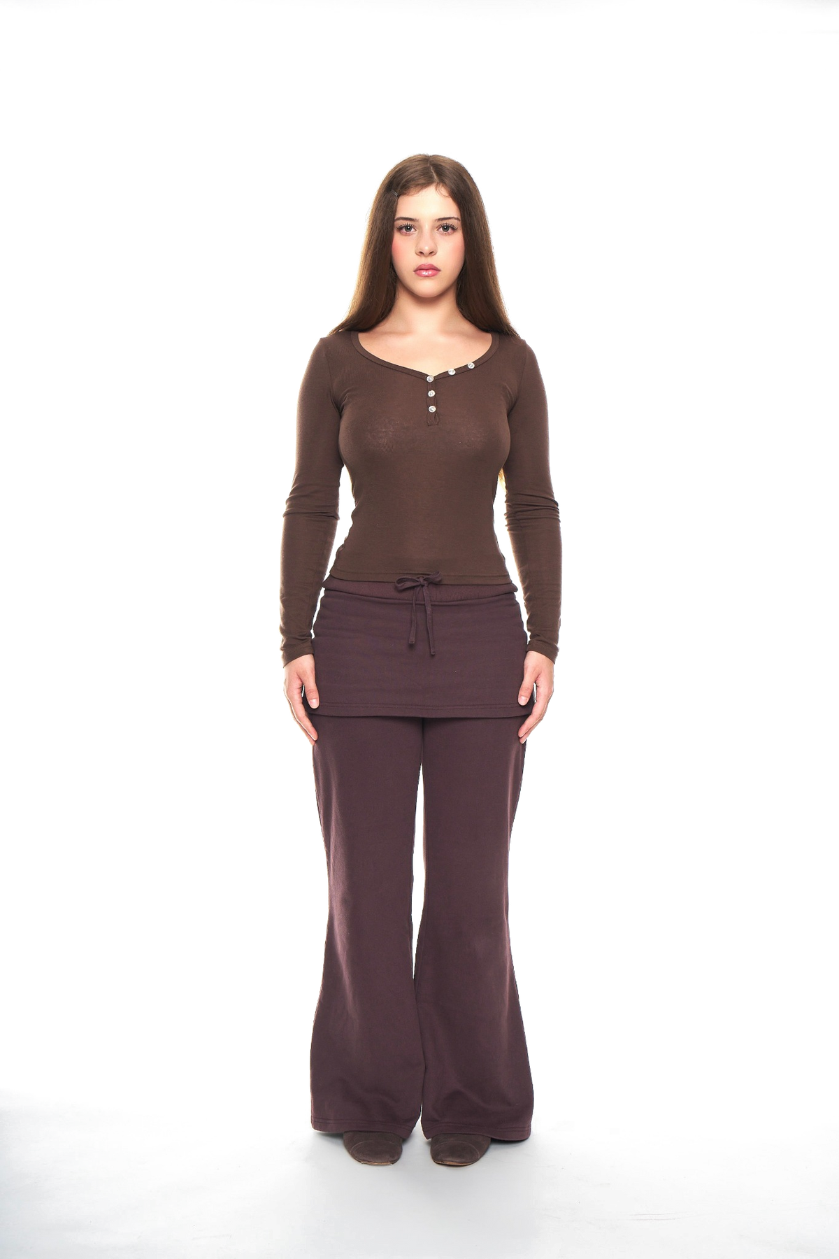 Butter Tencel Longsleeve — Mocha
